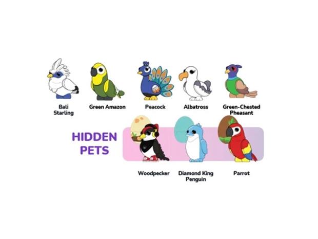 Adopt Me 6 Figure Pack - Feathered Friends