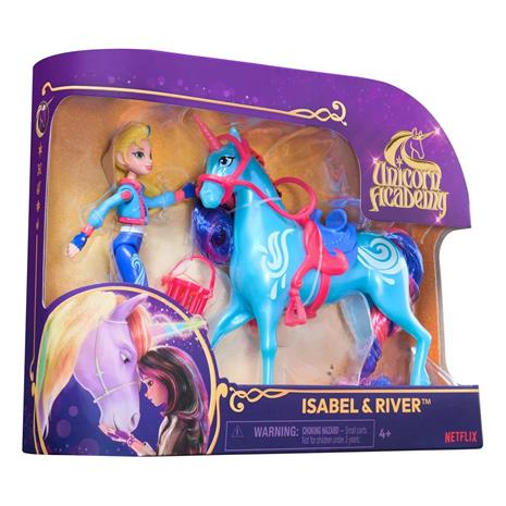 Unicorn Academy Doll & Unicorn - Isabel & River