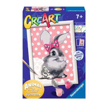 Ravensburger CreArt Paint by Number - Rabbit with Glitter
