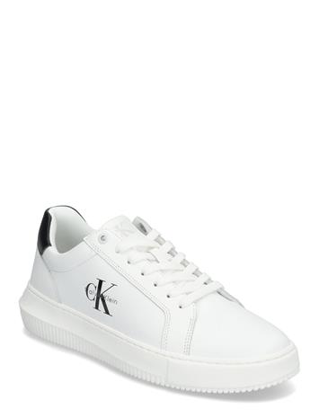 Calvin Klein Chunky Cupsole Mono Lth Matalavartiset Sneakerit Tennarit White Calvin Klein