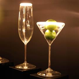 SEGULA LED-lamppu Floating Martini, E27, 6 W, 922 himmeä
