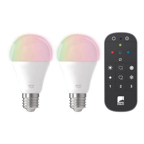 Eglo Sarja 2x E27 A60, kaukosäädin - RGB + TW - Zigbee, Bluetooth