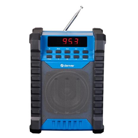 DENVER WRB-60 Workradio - FM & Bluetooth - 10 Watt