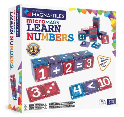 Magna-Tiles Learn Numbers 56 pcs