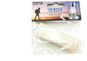 Wick 2 kpl 2x19cm petrolilamppu öljylamppu
