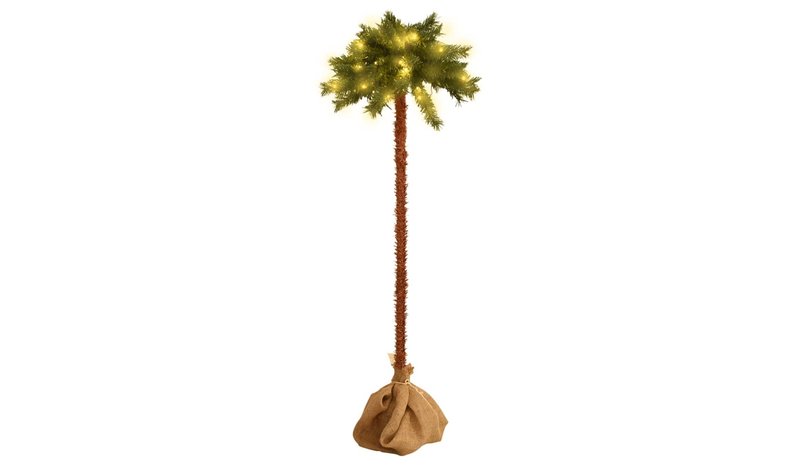 vidaXL Joulupuu LED-valoilla 210 cm