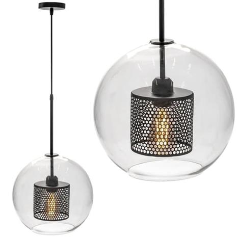 Kattovalaisin App558-1Cp 25cm Musta TOOLIGHT 60x25x60cm