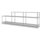 Montana Free Shelf 111220 Fjord / Chrome - Kirjahyllyt Maalattu Metalli Kromi - 5715288513115