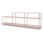Montana Free Shelf 111220 Ruby / Chrome - Kirjahyllyt Maalattu Metalli Kromi - 5715288513092