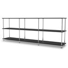 Montana Free Shelf 222000 Black / Chrome - Kirjahyllyt Maalattu Metalli Musta - 5715288529963