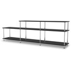 Montana Free Shelf 111220 Black / Chrome - Kirjahyllyt Maalattu Metalli Musta - 5715288513108