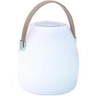 Trådlös bluetooth högtalarlampa - LUMISKY - MINI MAY PLAY - H23 cm - Dimbar vit och flerfärgad LED