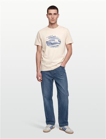 GANT Graphic Ss Tshirt - White - XXXL