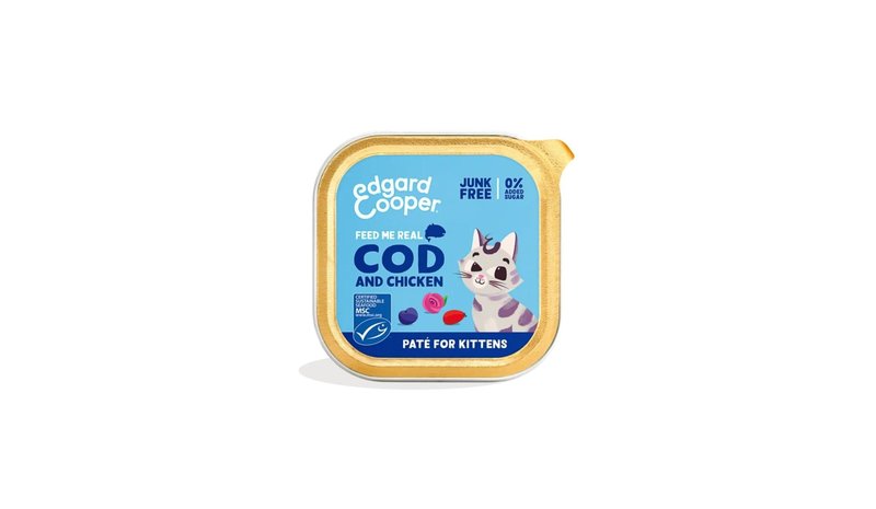 Edgard Cooper - Kitten Vetfood Patä© Cod/Chicken - 85g