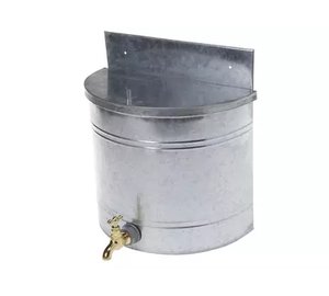Pesusäiliö seinälle, sinkki 10 l