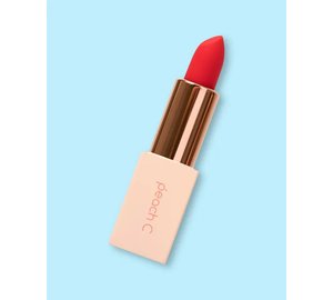 Peach C Easy Matte Lipstick - 3.6 g No.05 Dahlia Red