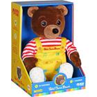 Talking Musical Plyschleksak - Gipsy Toys - Little Brown Bear - Story Teller - 28 cm Brun Gul Röd