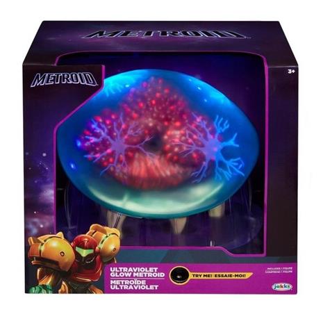 Metroid Prime Ultraviolet Glow Metroid Hahmo 15cm
