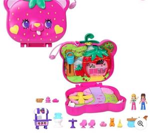 Polly Pocket Straw-Beary Patch Compact