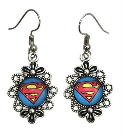 Earrings - Superman - Marvel - Victorian