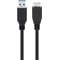 Pro USB-A <-> USB Micro-B 3.0 - 0.5m - Musta – kuva 2