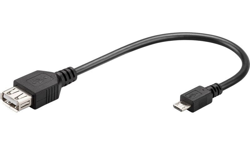 Pro USB OTG MicroUSB B - 0,2 m