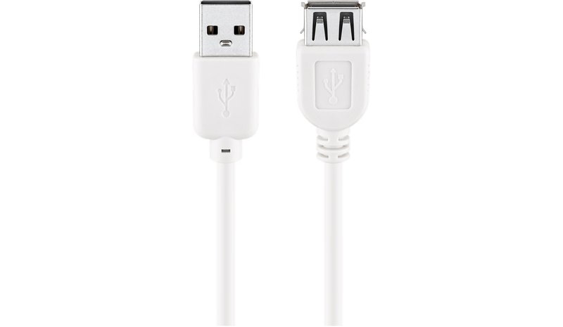 Pro USB-A <-> USB-A - 3m - Valkoinen