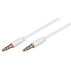 Pro MiniJack 3.5mm Slim 3P - Valkoinen - 2m