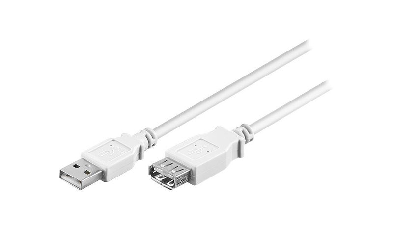 Pro USB-A <-> USB-A - 0.6m - Valkoinen