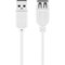 Pro USB-A <-> USB-A - 0.6m - Valkoinen – kuva 3