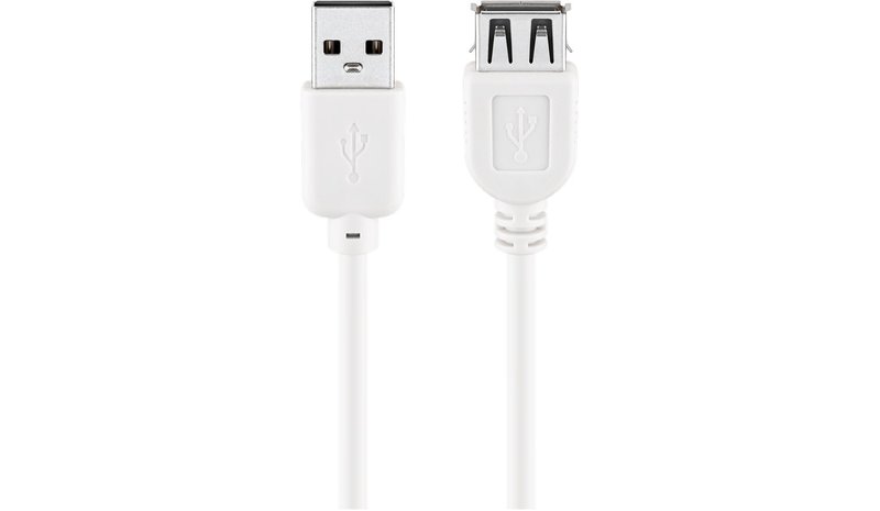 Pro USB-A <-> USB-A - 0.6m - Valkoinen