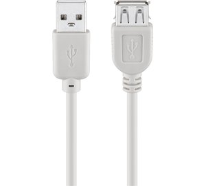 Pro USB-A <-> USB-A - 0.6m - Harmaa