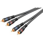 Pro RCA Stereo -kaapeli - Suojattu - 2m