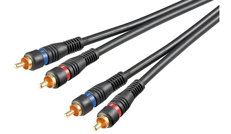 Pro RCA Stereo -kaapeli - Suojattu - 2m