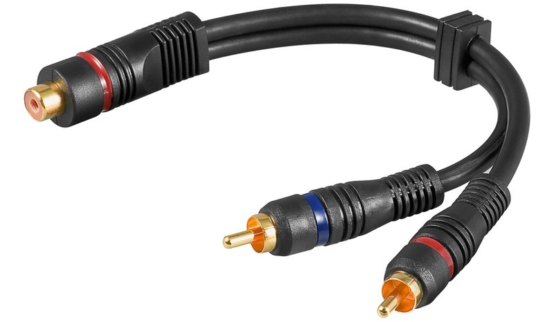 Pro RCA adapter RCA F - 2xRCA m