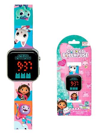 Gabby's Dollhouse digitaalinen LED-kello
