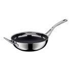 WMF Profi Resist 17.5653.6411, Pyöreä, Vokki-/öljyvokkipannu, Ruostumaton teräs, PermaDur, 260 °C, Alumiini, Ruostumaton teräs