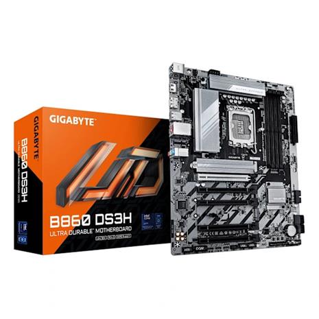 GIGABYTE B860 DS3H Emolevy - Intel B860 - Intel LGA1851 socket - DDR5 RAM - ATX
