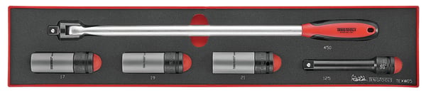 Hylsysarja Teng Tools TEXW05; EVA; 5 kpl.