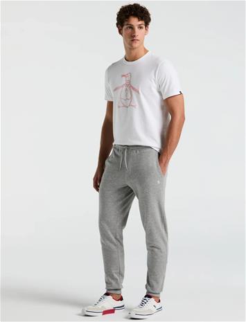 Original Penguin Org Flc Jogger Stick Bottoms Sweatpants Grey Original Penguin