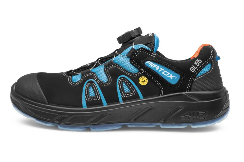 AIRTOX SL55 turvakengät, ESD, UTURN, hengittävä, leveä istuvuus, iskunvaimennus, Str. 44