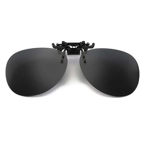 Clip-on Aviator-aurinkolasit pilottilasit mustat