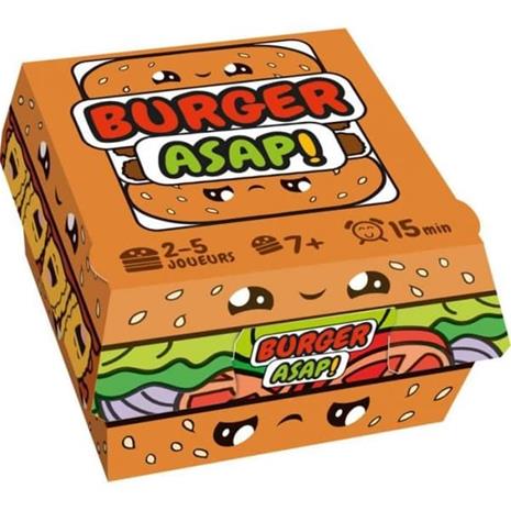 Burger ASAP - Asmodee - Speed game - 7 åringar