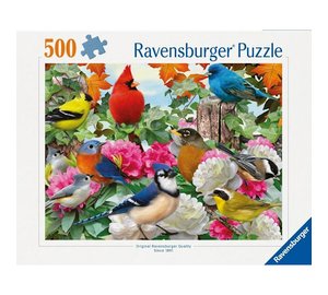 2D-palapeli 500 puutarhalintua