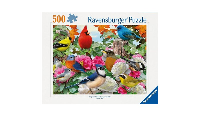2D-palapeli 500 puutarhalintua