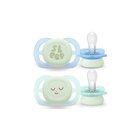 Tutti Philips Avent Ultra Start Night Pacifier Disc SCF075/08, 0-2 kk, 2 kpl.
