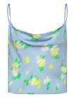 ROTATE Jacquard Slip Top - Blue - 38