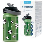 Wessper activemax kids pullo 0,4 l jalkapallokuvioisella pullolla.