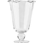 Decotique Karla -vaasi, aaltoileva reuna, 26 cm, kirkas