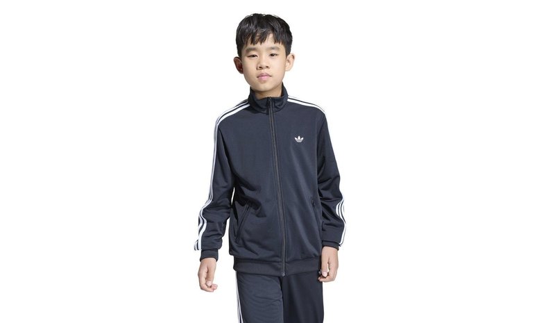 adidas Originals Track Top Firebird Loose Fit - Musta/Valkoinen Lapset